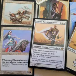 Commander Magic Deck MTG Cards = ALL 100 *Pure White SOLDIERS Get Pumped Up Fun* - Image 1