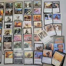 Commander Magic Deck MTG Cards = ALL 100 *Pure White SOLDIERS Get Pumped Up Fun* - Image 2
