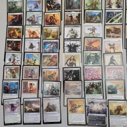 Commander Magic Deck MTG Cards = ALL 100 *Pure White SOLDIERS Get Pumped Up Fun* - Image 3