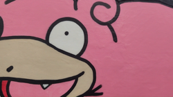 Slowpoke Pokemon Trading Card Collage Artwork (11x14) - Image 2