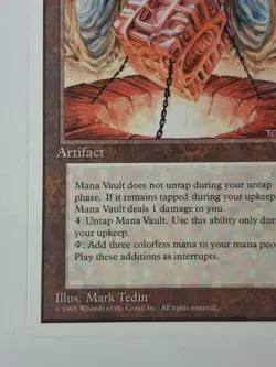 MTG Mana Vault 4th edition English LP/NM See Pic's Free Ship! BB - Image 5