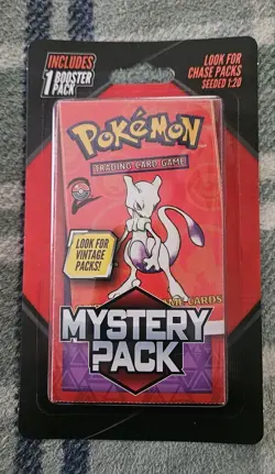 2025 Pokemon Mystery Pack-Mewtwo Possible Vintage Chase Pack - Image 1