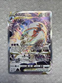 Pokemon Deoxys VSTAR GG46/GG70 Crown Zenith: Galarian Gallery Full Art NM/M - Image 1