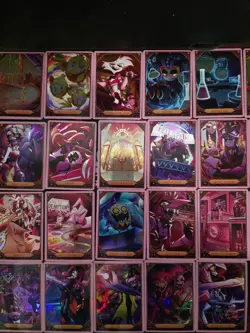 Hazbin Hotel Trading Cards S2 2nd Edition - almost complete full foil set. 48/60 - Image 4
