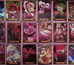 Hazbin Hotel Trading Cards S2 2nd Edition - almost complete full foil set. 48/60 - Image 5
