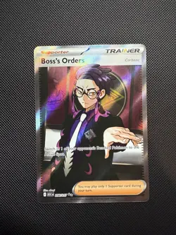 Boss’s Orders 256/217 Pokemon Ascended Heroes Ultra Rare Full Art Trainer - Image 1