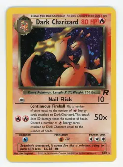 Dark Charizard Holo - Pokemon Rocket #4 NM-MT+ - Image 1