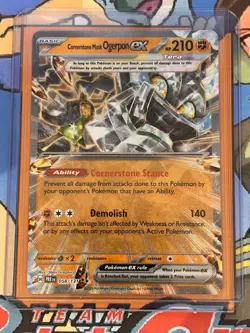 Pokemon (2026) Prismatic Evolutions Cornerstone Mask Ogerpon Ex 058/131 NM/M - Image 1