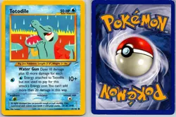 TOTODILE POKEMON NEO DESTINY 85/105 COMMON MP UNLIMITED - Image 1
