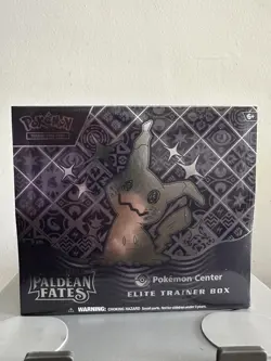 Pokemon Center Paldean Fates ETB Elite Trainer Box 2024 Scarlet Violet Sealed - Image 1