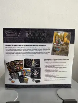 Pokemon Center Paldean Fates ETB Elite Trainer Box 2024 Scarlet Violet Sealed - Image 3