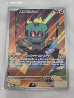 2025 POKEMON MEGA EVOLUTION IR FULL ART HOLO MARSHADOW 146/132 NM - Image 1