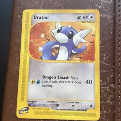 Dratini 107/165 - Expedition - Regular Non Holo - Vintage Pokemon TCG - Image 1