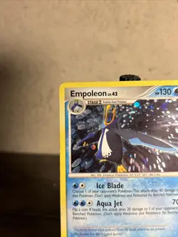 Pokemon TCG Empoleon Diamond & Pearl 4/130 Holo Holo Rare-Fast Shipping-LP!! - Image 2