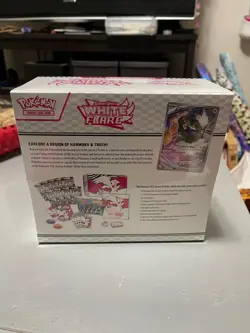 Pokemon ETB White Flare Scarlet and Violet Factory Sealed - Image 2