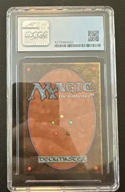 CGC 9 Mint Fastbond Unlimited MTG Vintage 1993 Card - Image 2