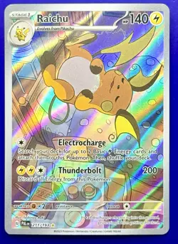Raichu 211/193 Pokemon Paldea Evolved Illustration Rare - Image 1
