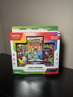 Pokemon TCG: First Partner Illustration Collection Series 1 Factory Sealed Box - Image 1