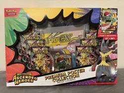 Pokemon TCG Ascended Heroes Mega Lucario Premium Poster Collection Box Sealed - Image 1