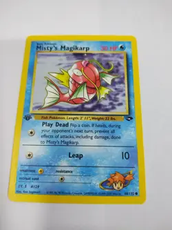 Nm Pokemon 1st Edition Gym Challenge – Misty's Magikarp 88/132 Common – Rare - Image 1