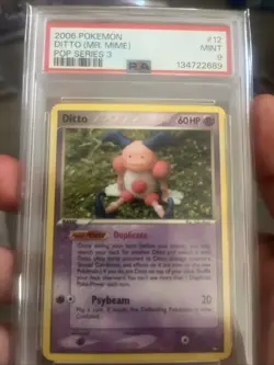 Ditto (Mr. Mime) 12/17 POP SERIES 3 2006 Pokemon PSA 9 - Image 1