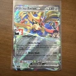 Pokemon TCG - Hop's Zacian ex 111/159 Play Stamped Prize Pack Series 7 Holo - Image 1