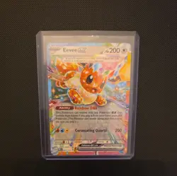 Pokemon TCG Pokemon Eevee Ex 075/131 Prismatic Evolutions Double Rare Holo - Image 1