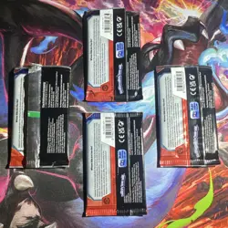Pokemon Scarlet & Violet Destined Rivals Booster Pack Lot 4 Packs Pack Art Only - Image 2