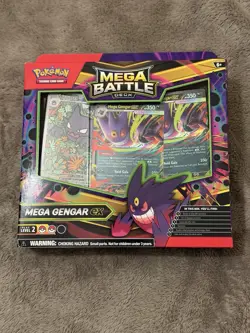 Pokemon TCG Mega Battle Deck—Mega Gengar ex Sealed In Hand - Image 1