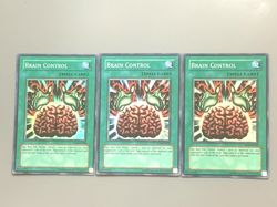 yugioh 3X Brain Control TLM-EN038 Unlimited Edition Super Rare Near Mint playset - Image 5