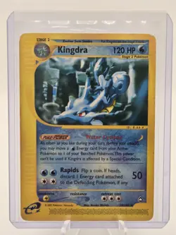 Pokemon TCG Kingdra Card Aquapolis Regular 019/147 Non-Holo Rare - Image 1
