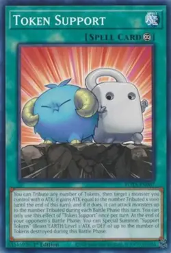 Token Support - ROTA-EN067 - Common - 1st Edition - Lightly Played - Rage of the - Image 1