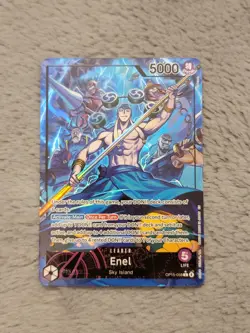 One Piece - OP15-058 Enel Leader Alt Art Adventure on Kami's Island English NM - Image 1