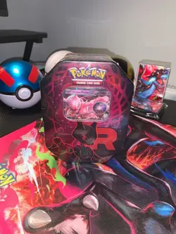 Pokemon TCG Team Rocket Mewtwo EX Tin Box - New/Sealed - Image 1