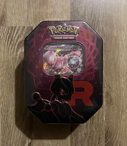 Pokemon TCG: Team Rocket Tin Mewtwo Ex - NEW & SEALED + FAST SHIP ✅🔥 - Image 1