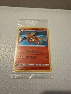 Pokemon TCG Special Delivery Charizard SWSH075 Black Star Promo Holo Sealed New - Image 2