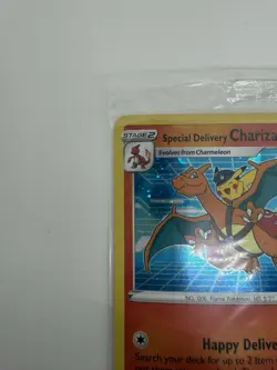 Pokemon TCG Special Delivery Charizard SWSH075 Holo Black Star Promo Sealed - Image 3