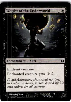MTG Weight of the Underworld Born of the Gods Common #86 - Image 1