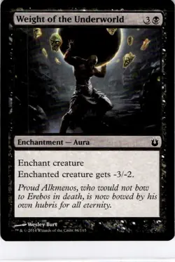 MTG Weight of the Underworld Born of the Gods Common #86 - Image 1