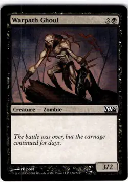MTG Warpath Ghoul Magic 2010 (M10) Common #120 - Image 1