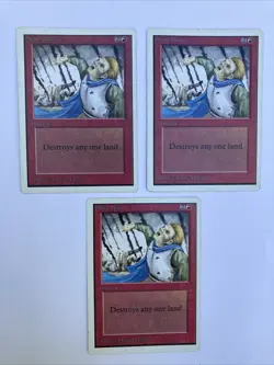 Stone Rain Unlimited Edition MTG MP Lot - Image 1