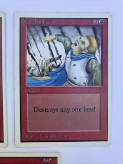 Stone Rain Unlimited Edition MTG MP Lot - Image 5