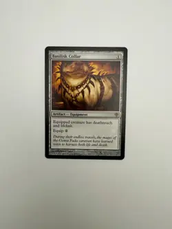 Basilisk Collar -- Zendikar - LP - English MTG - Image 1
