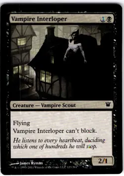 MTG Vampire Interloper Innistrad Common #123 - Image 1