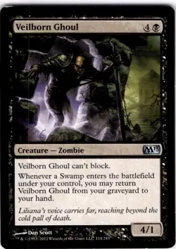 MTG Veilborn Ghoul Magic 2013 (M13) Uncommon #114 - Image 1