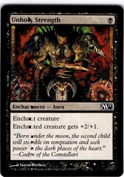 MTG Unholy Strength Magic 2011 (M11) Common #119 - Image 1