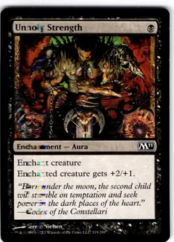 MTG Unholy Strength Magic 2011 (M11) Common #119 - Image 1