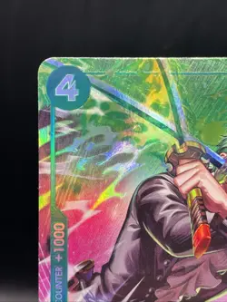 ONE PIECE ZORO OP15 TR ENG - OP13-037 Roronoa Zoro Treasure Rare OP-15 Clean! - Image 2