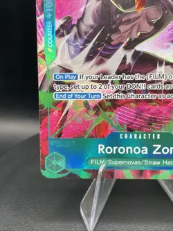 ONE PIECE ZORO OP15 TR ENG - OP13-037 Roronoa Zoro Treasure Rare OP-15 Clean! - Image 5