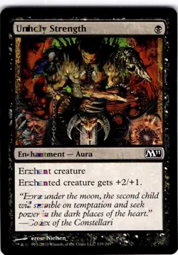 MTG Unholy Strength Magic 2011 (M11) Common #119 - Image 1